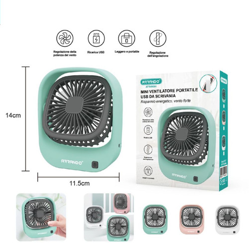 Mini ventilatore portatile - ventilatore, usb